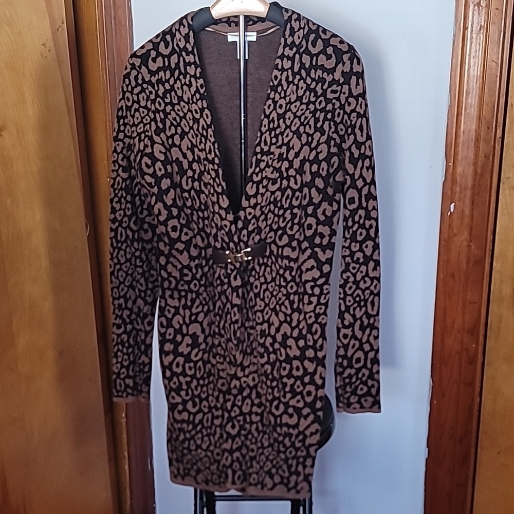 Charter Club Brown and Black Cardigan